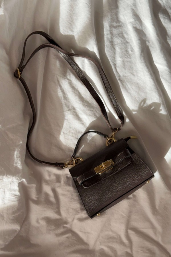 Skórzana torebka Hero czekoladowa