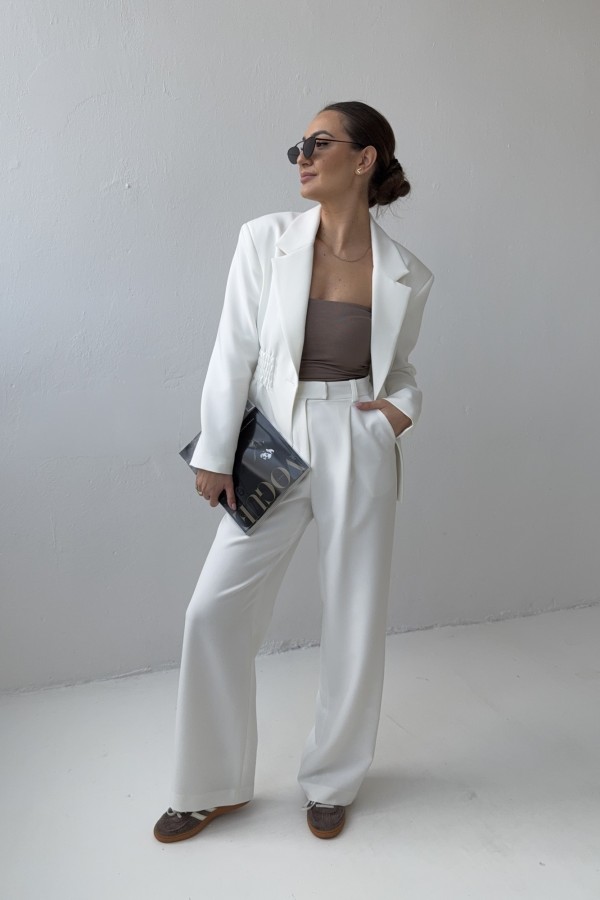 Spodnie Lorenzo białe