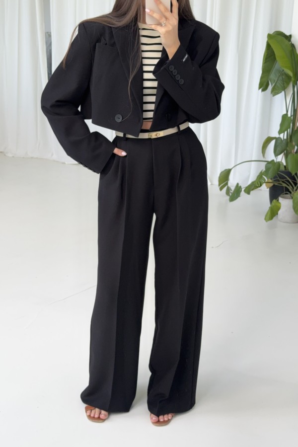 Eleganckie spodnie Erica czarne