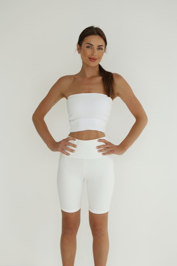 Kolarki z wiskozy Unique białe