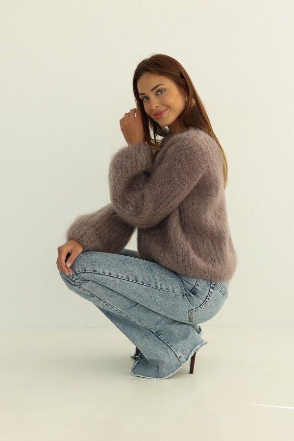 Sweter 81% kid mohair Audrey fango