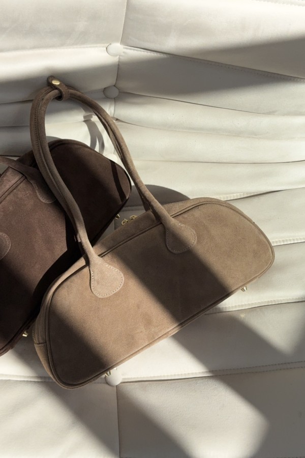 Torebka zamszowa Loren fango