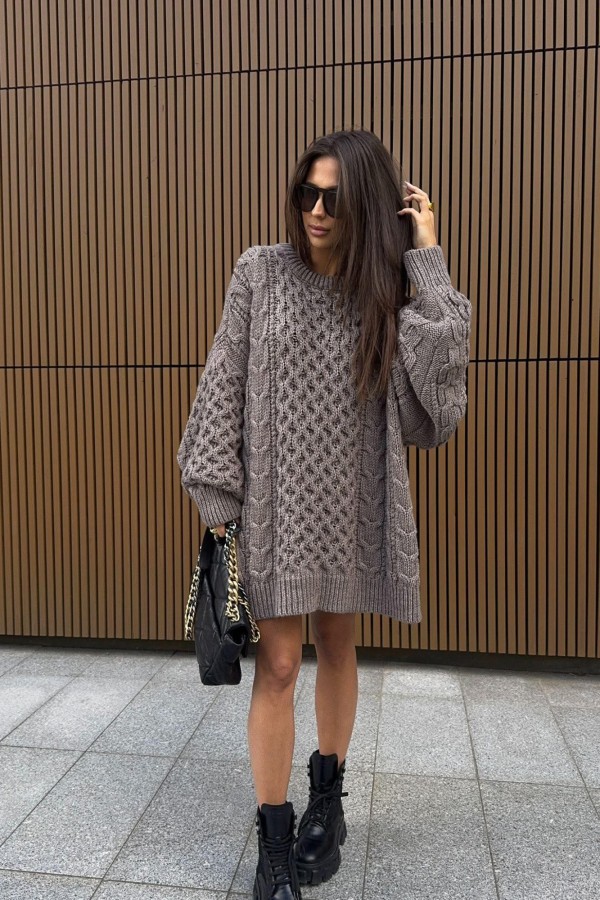 Sweter premium z wełna i alpaka fango