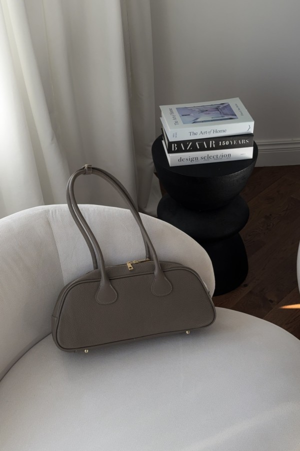 Torebka Loren ze skóry naturalnej taupe