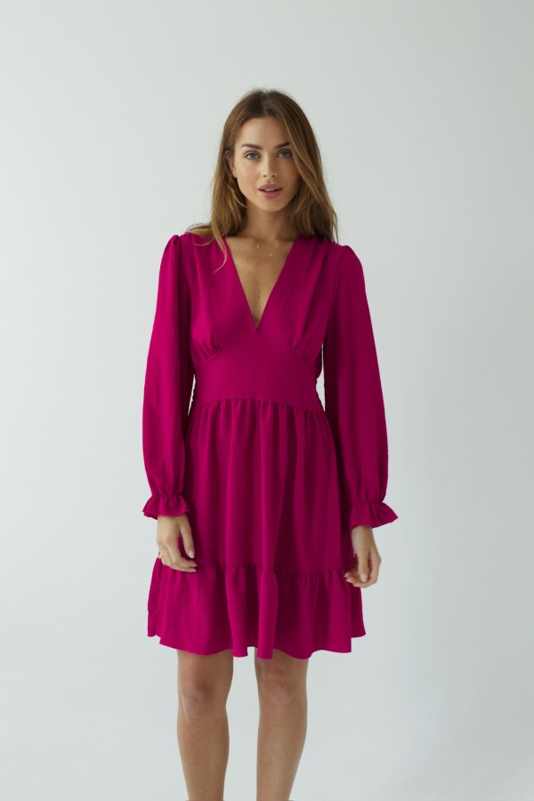 Sukienka Waleria fuksjowa