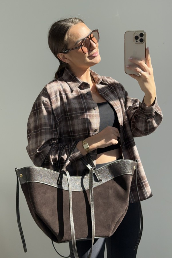 Torebka Selavi maxi czekolada