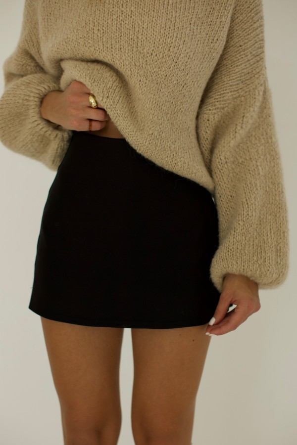 Spódnico-szorty czarne