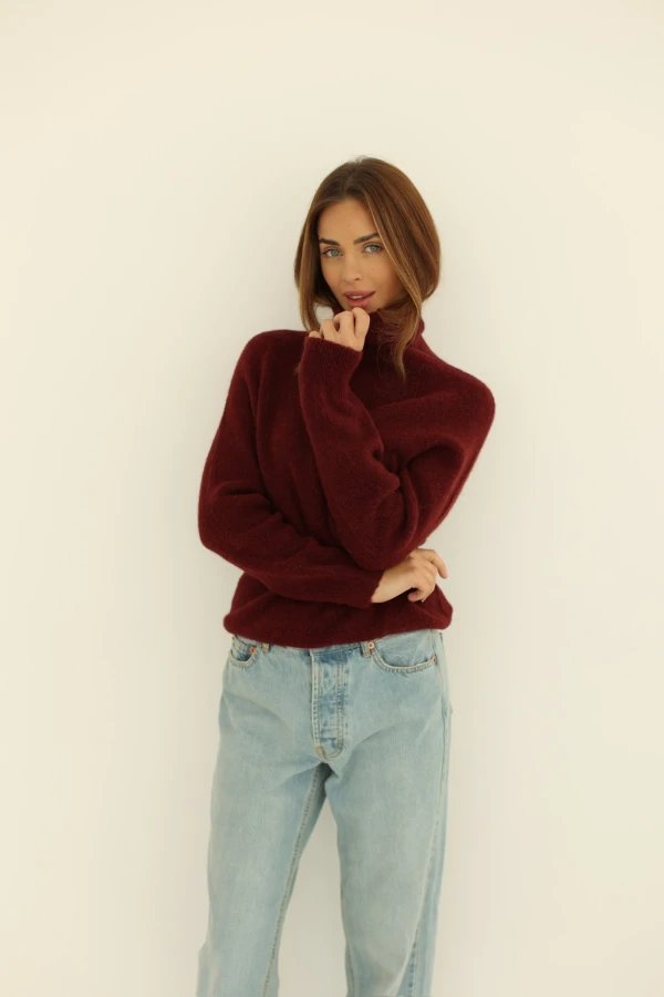 Golf baby alpaka Rosalie bordo