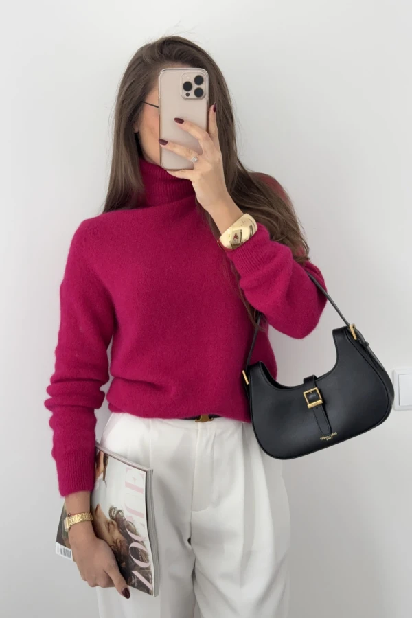 Golf baby alpaka Rosalie amarant