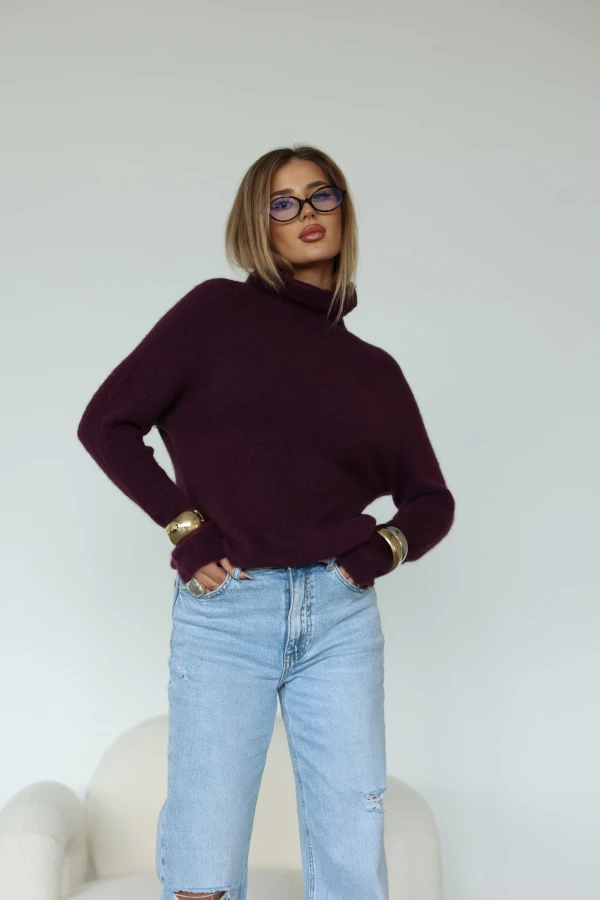 Golf 30% baby alpaka Emma śliwka