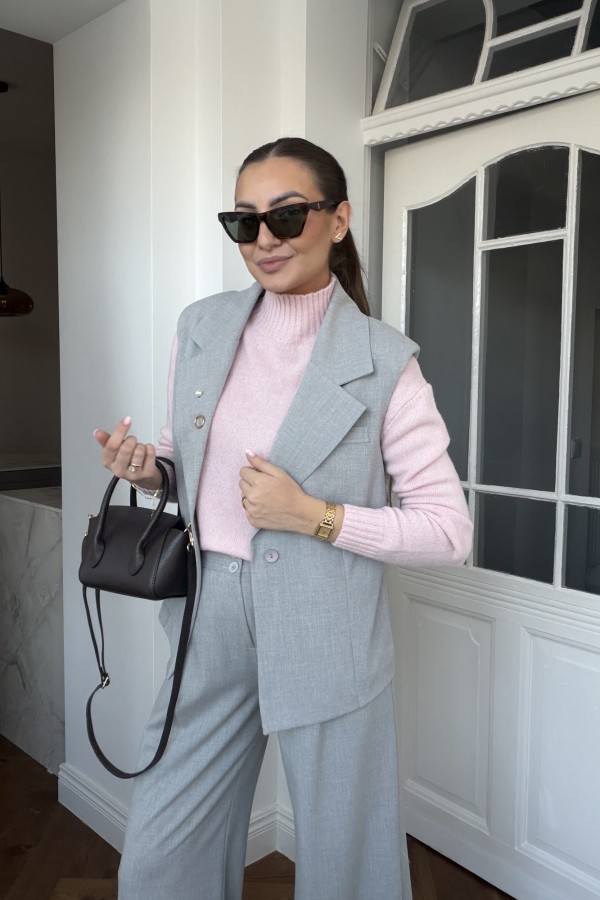 Kamizelka Evel szara