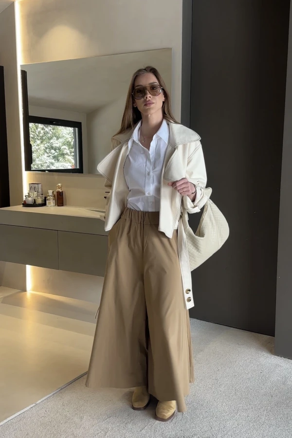 Spodnie kuloty Irmina camel