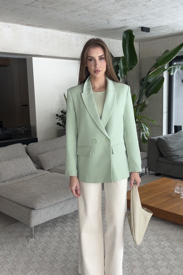 Marynarka damska Nayela pistacjowa